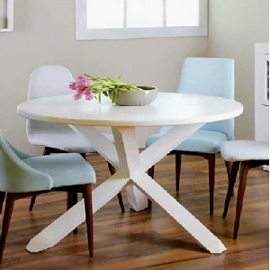 Banak Importa : Bàn Ăn Tròn 1m2 - Màu Trắng